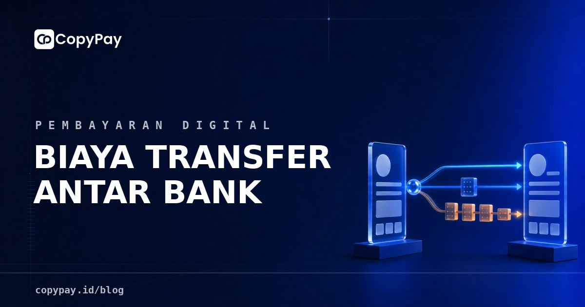 Perbandingan biaya transfer antar bank di layar ponsel