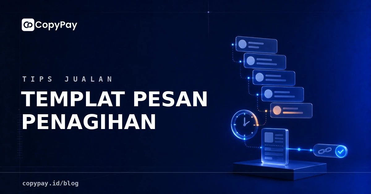 Percakapan WhatsApp berisi pengingat pembayaran yang sopan