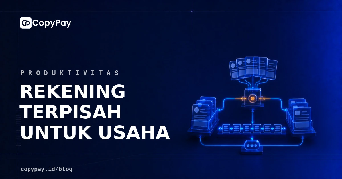 Dua kartu bank di atas buku catatan keuangan usaha
